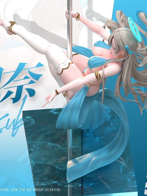 Flawless Studio Blue Archive Exotic Pole Dancer Ichinose Asuna Hot Sexy Statue